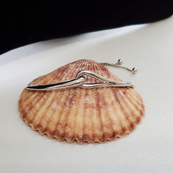 Harriet Kelsall Sterling Bracelet Interlocking Design (Fits 8 1/4”-9”) RARE - Picture 4 of 16